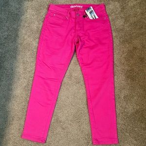 Hot Pink Denizen Stretch Ankle Skinny Jean NWT